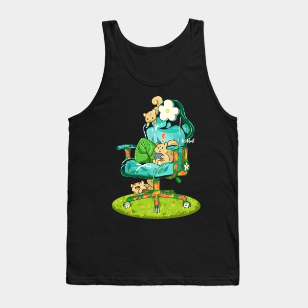 Gamer Squirrels Tank Top by paintdust